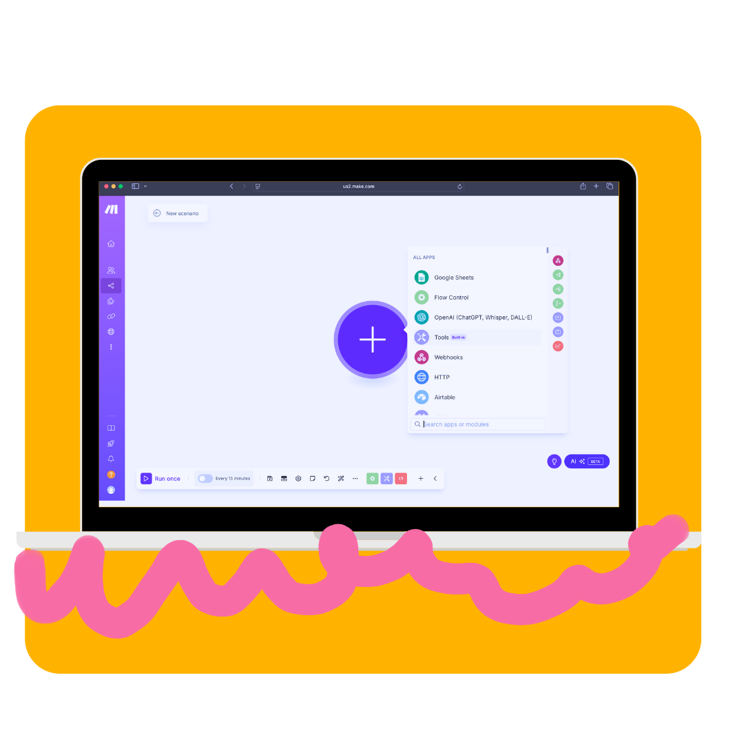 No-code AI implementation using Make.com for workflow automation and integrations with Cofire AI No-code AI implementation using Make.com for workflow automation and integrations with Cofire AI