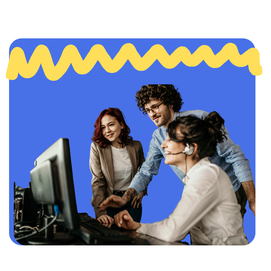 Team collaborating on AI implementation for sales and customer support workflows, Cofire AI Team collaborating on AI implementation for sales and customer support workflows, Cofire AI